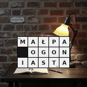 Hasło krzyżówkowe małpa z rodziny makakowatych jedynej rodziny małp wąskonosych - małpa ogoniasta – rozwiązanie, synonimy, podpowiedzi i definicje krzyżówkowe